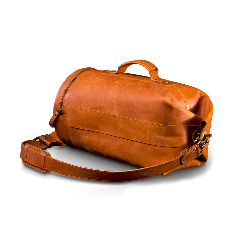 Small Leather Duffle Bag | Tlusty & Co.
